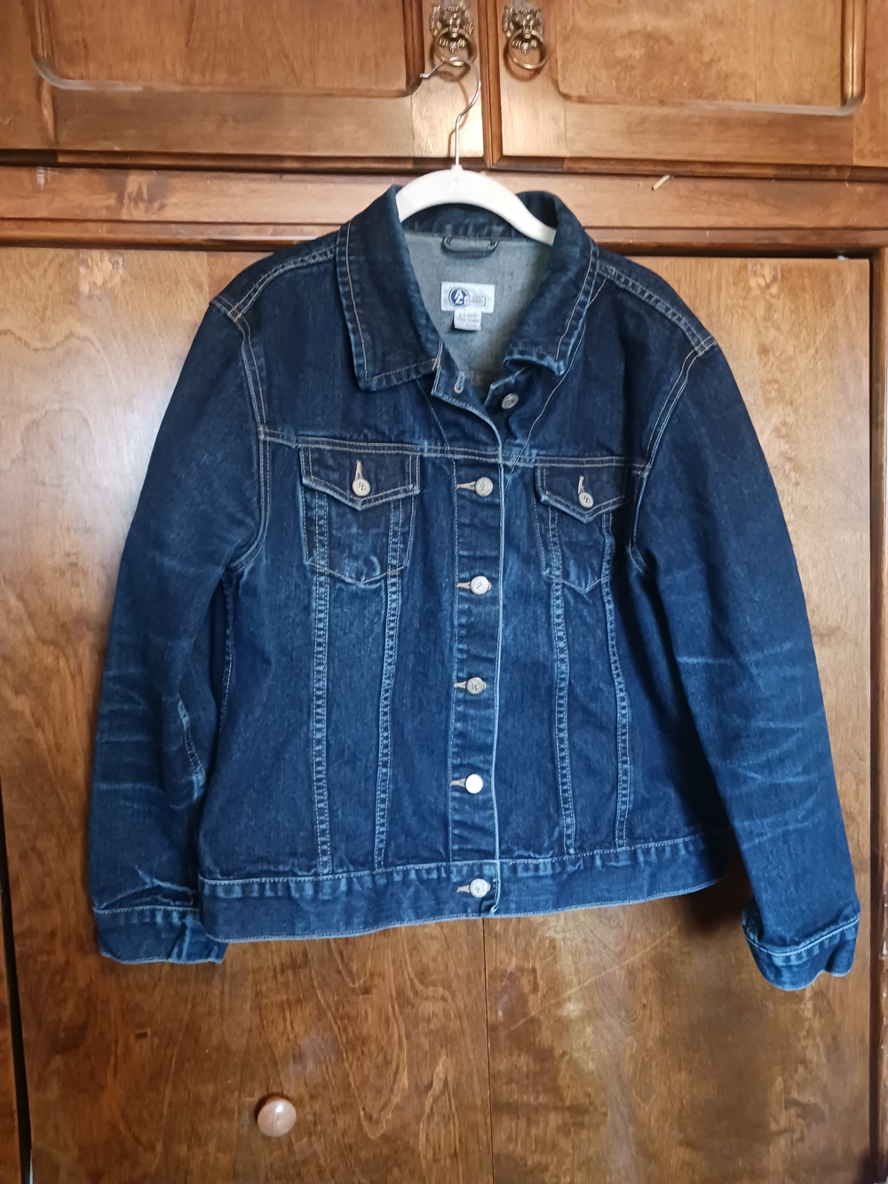 Arizona Jean Company Dark Blue Denim Jean Jacket